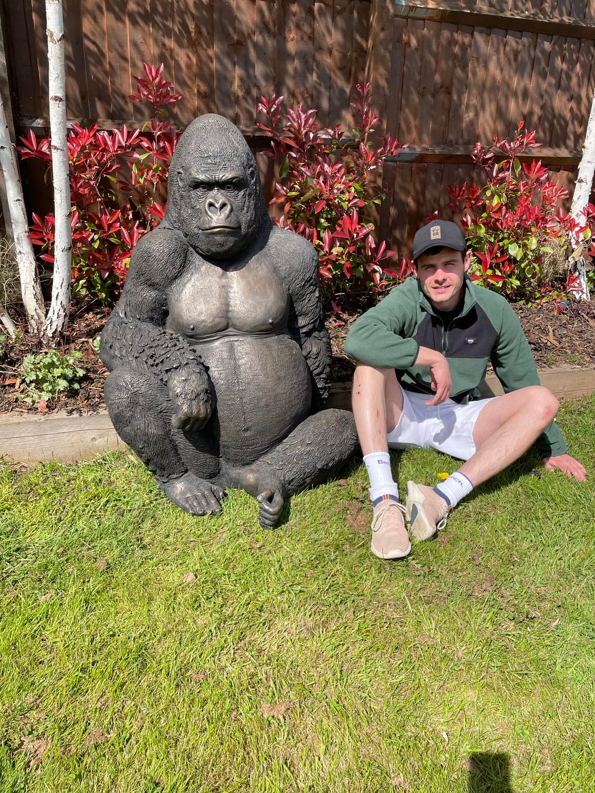 Western Lowland Life-size Gorilla Statue