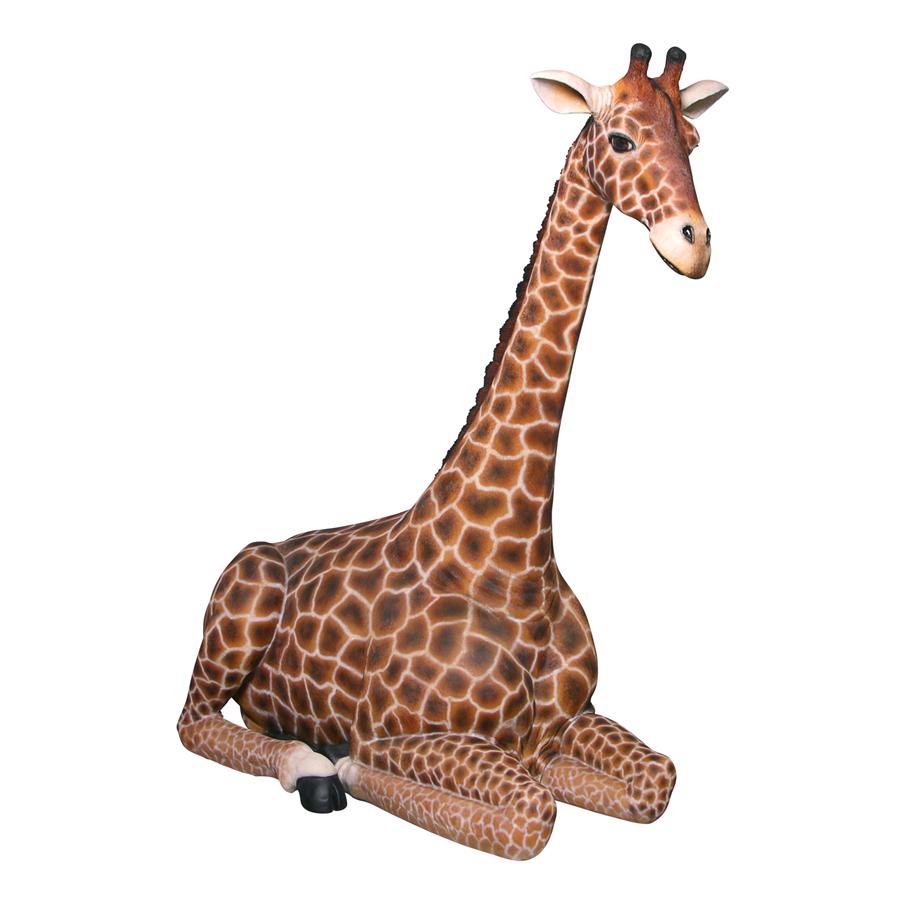 DAKARAI GRANDE SITTING GIRAFFE STATUE