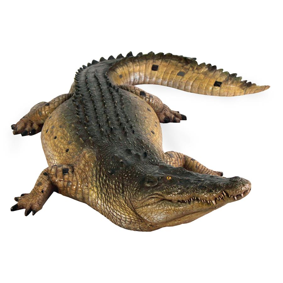 TROPICAL WETLANDS CROCODILE STATUE FRT-NR