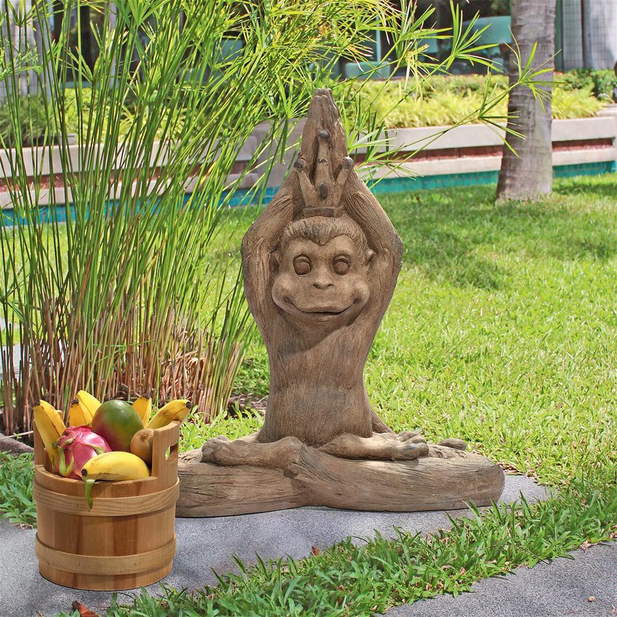 HANGING CHIMP JUNGLE MONKEY STATUE NR