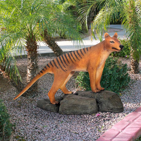 MYSTERIOUS TASMANIAN TIGER STATUE OS3-NR