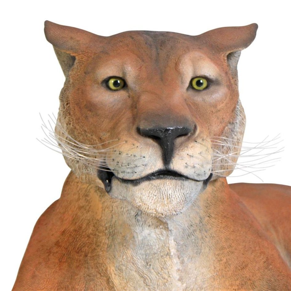 GRAND SCALE LIONESS LYING DOWN STATUE