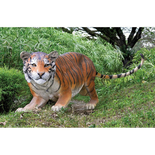 GRAND SCALE BENGAL TIGER STATUE FRT-NR